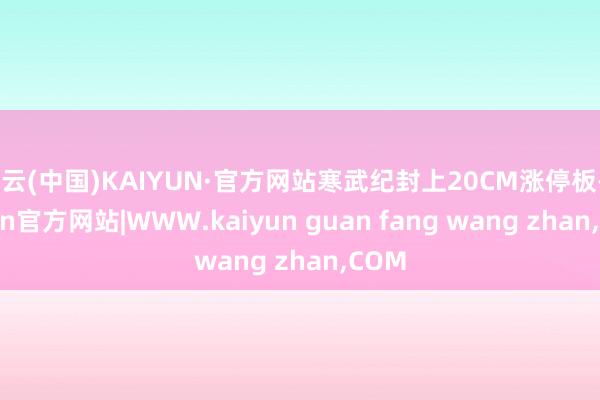 开云(中国)KAIYUN·官方网站寒武纪封上20CM涨停板-kaiyun官方网站|WWW.kaiyun guan fang wang zhan,COM